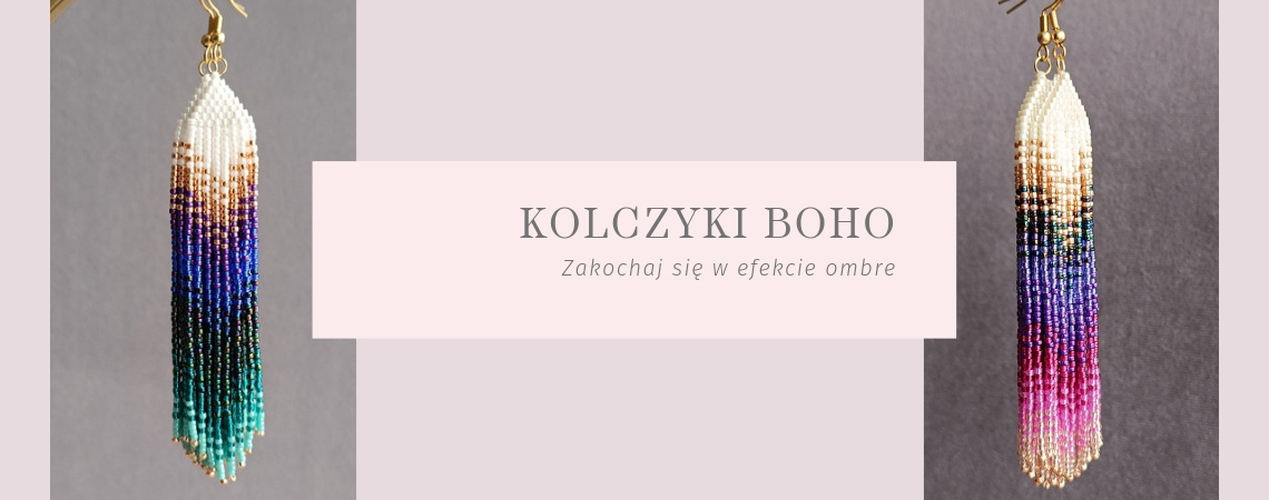 Baner slajder - kolczyki Boho